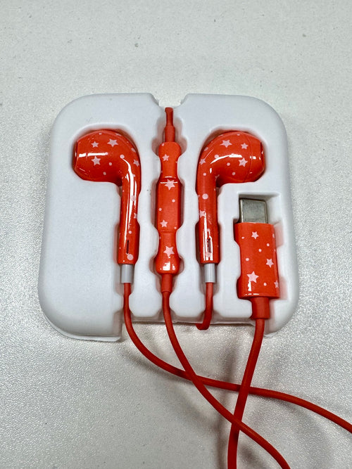 AKACUMI Blush Star Wired Type-C Earphones